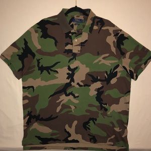 Men’s Ralph Lauren Polo Camo shirt XL